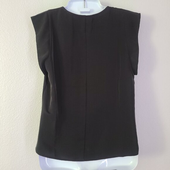 Express women's black sleeveless scoop neck top size XS - Picture 3 of 10